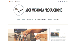 Desktop Screenshot of abelmendozaproductions.com